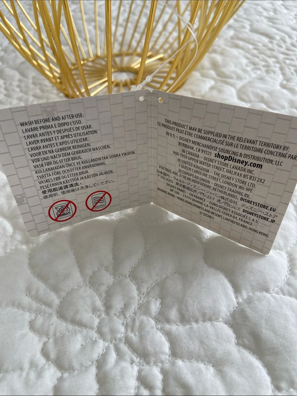 Gold Wire Mickey Ear Fruit & Snack Bowl